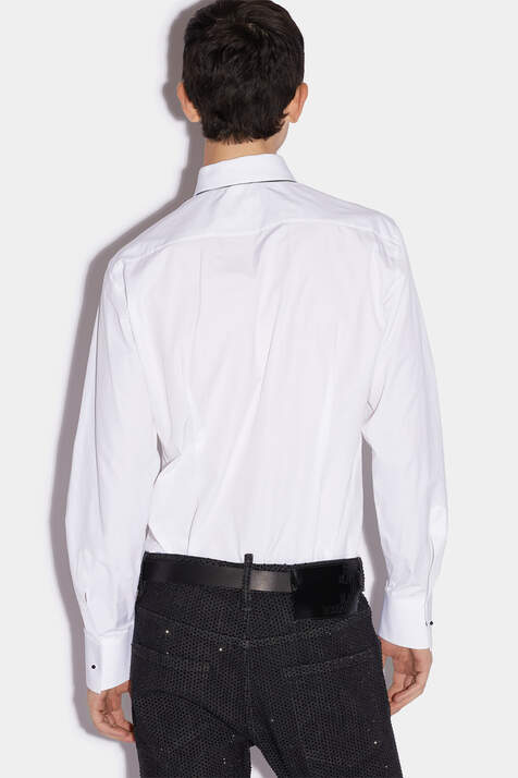 Ibra Slim Fit Tuxedo Shirt图片编号2
