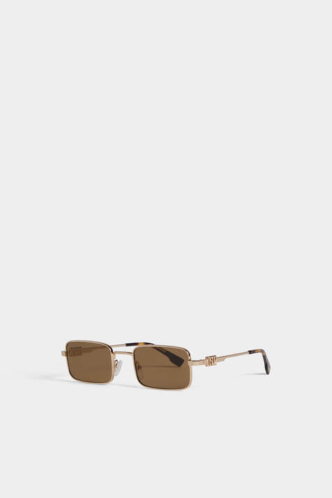 Hype Gold Brown Sunglasses