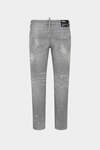 Grey Spotted Wash Skater Jeans 画像番号 2