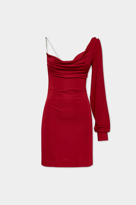 Single-Sleeved Jersey Dress immagine numero 3