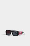 Hype Black Red Sunglasses image number 1