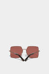 Refined Brown Horn Sunglasses immagine numero 3