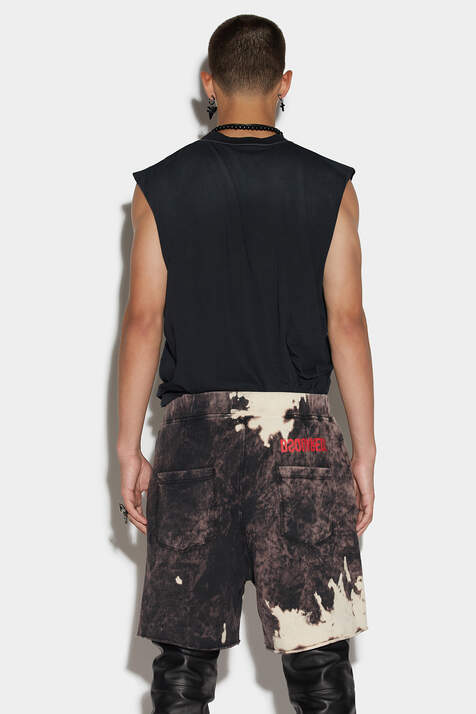 D2 Reverse Tie&Dyed Long Arnold Short immagine numero 2
