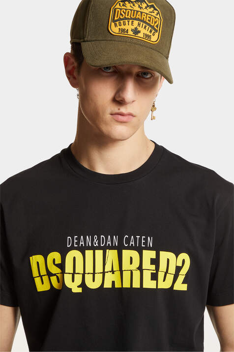 Dsquared2 Horror Yellow Logo Cool Fit T-Shirt immagine numero 5