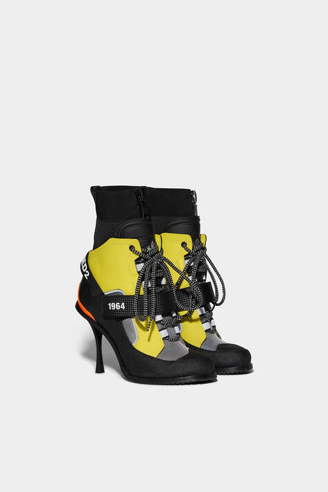 Techno Hiking Ankle Heeled Boots image number 2
