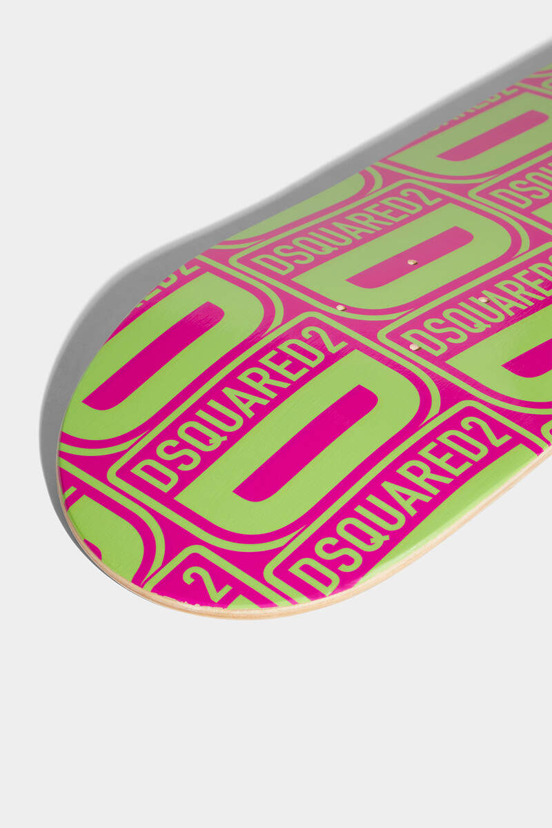 All Over D Neon Skateboard image number 4