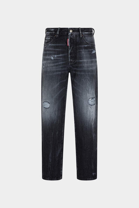 Black Grey Wash Boston Jeans image number 3