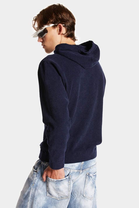 Chenille Knitted Hoodie Pullover image number 2