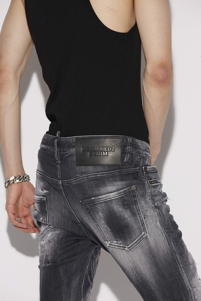 Black Squat Super Twinky Denim Jeans image number 4