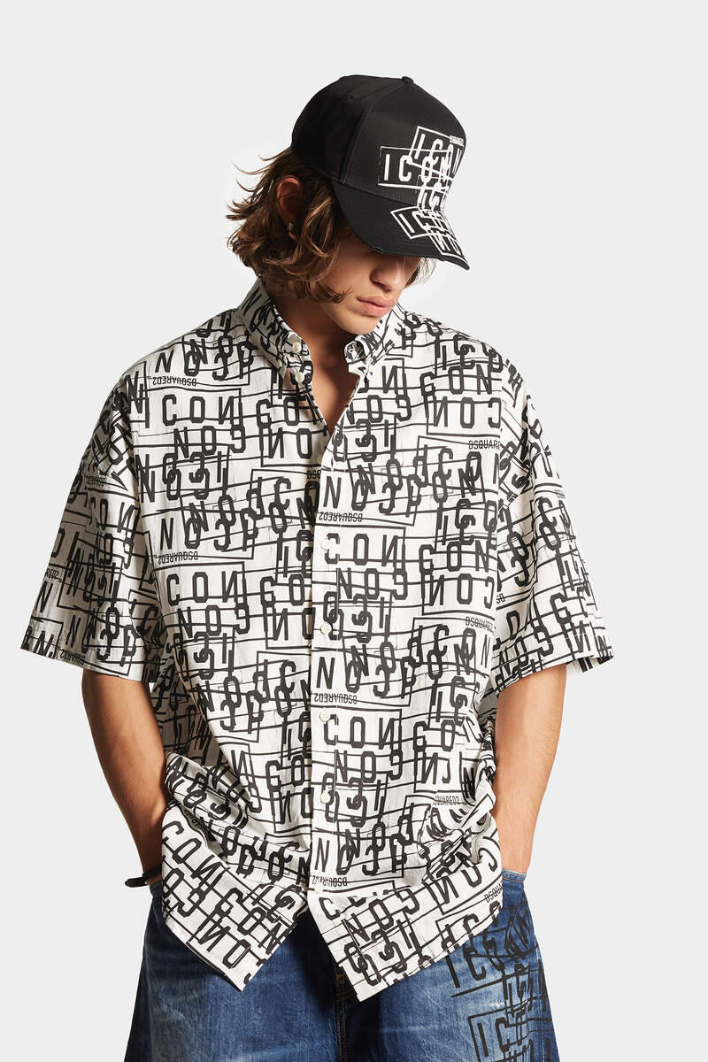 Icon Stamps Oversize Short Sleeves Shirt 画像番号 3