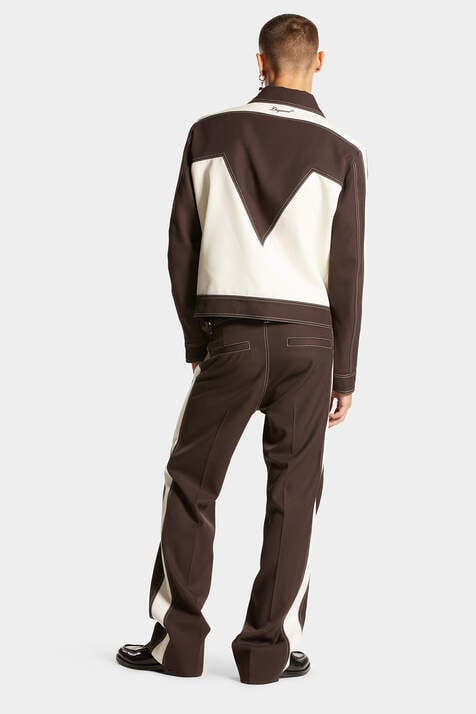Contrasting Stitching Trousers image number 2