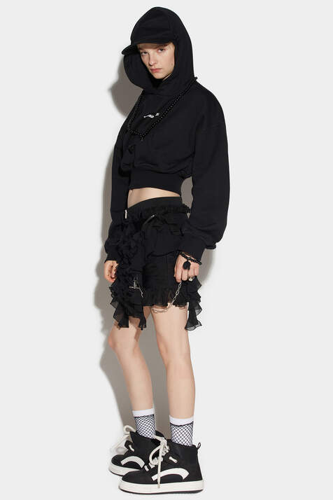 Zipped Mini Skirt