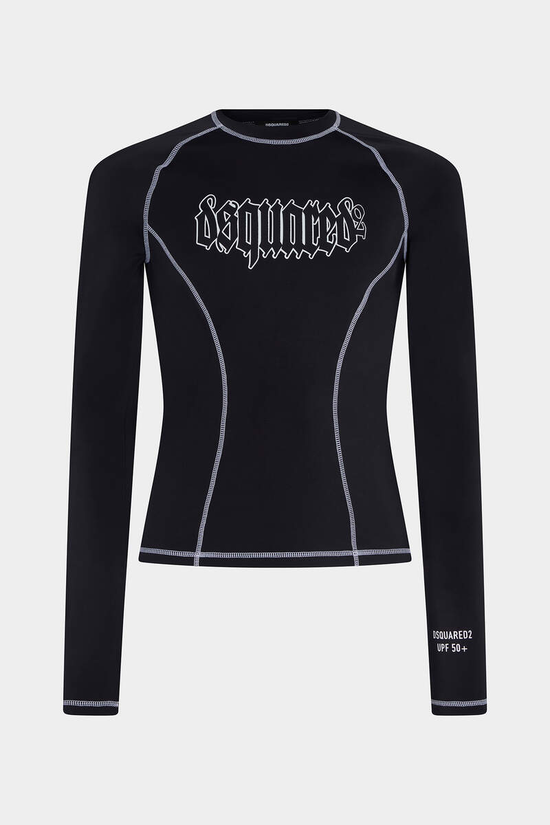 Gothic Dsquared2 Long Sleeves T-Shirt immagine numero 1