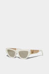 D2 Hype Ivory Sunglasses número de imagen 1