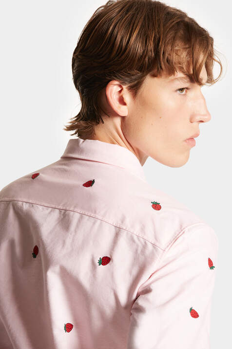 Embroidered Fruits Shirt image number 5