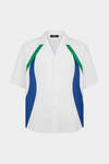 Sporty Waves Notch Collar Shirt image number 1