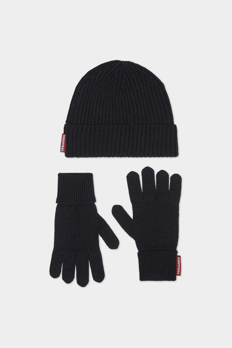 Beanie & Gloves Warmy Knit Set