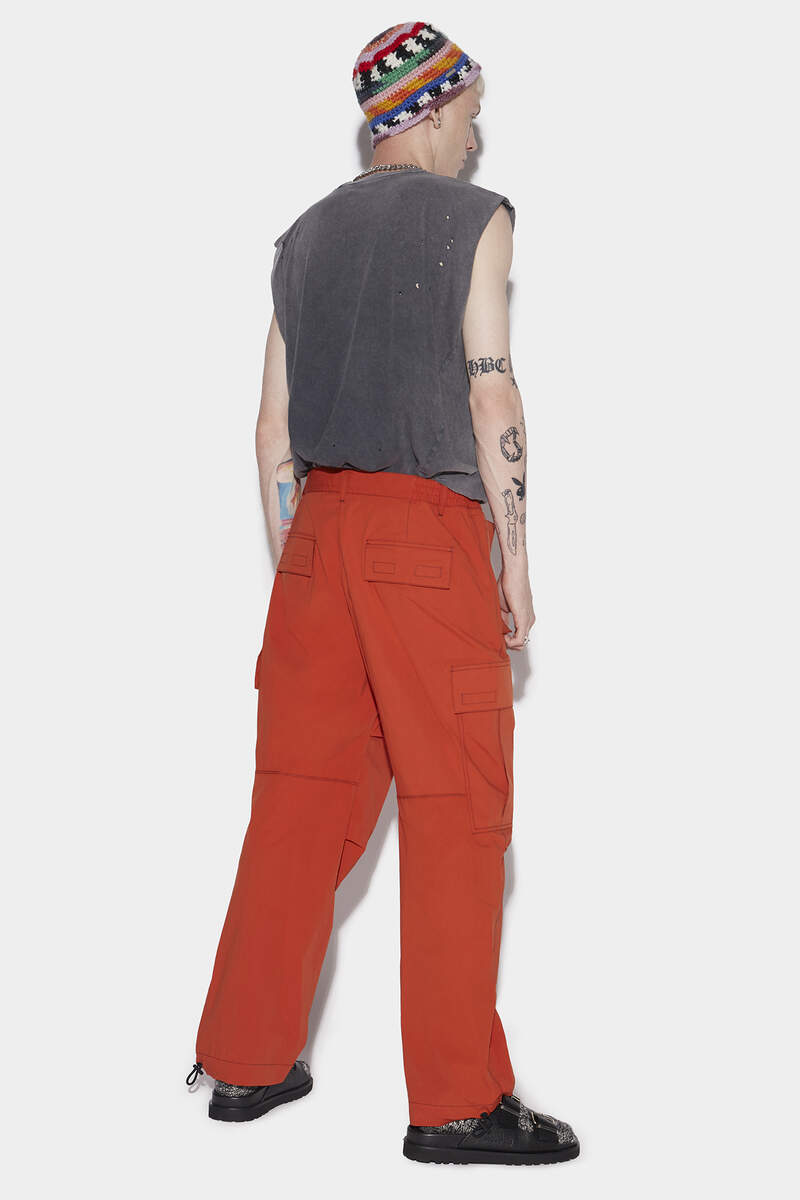 Contrast Stitch Trousers image number 2