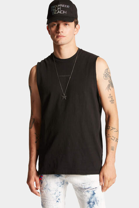 Slouch Fit Sleeveless T-Shirt image number 5
