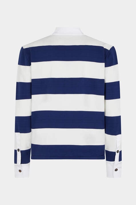 Cotton Knitted Rugby Polo-Shirt Bildnummer 4