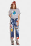 Patchwork Wash Boston Jeans image number 3