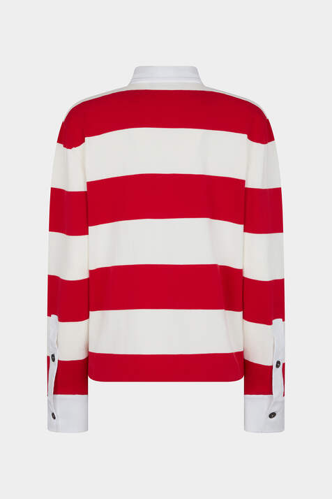 Striped Knit Polo image number 4