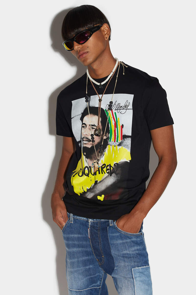 Ni miljøforkæmper Algebraisk Bob Marley Cool T-shirt