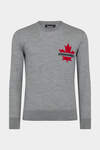 DSquared2 Intarsia Knit Crewneck Pullover image number 1