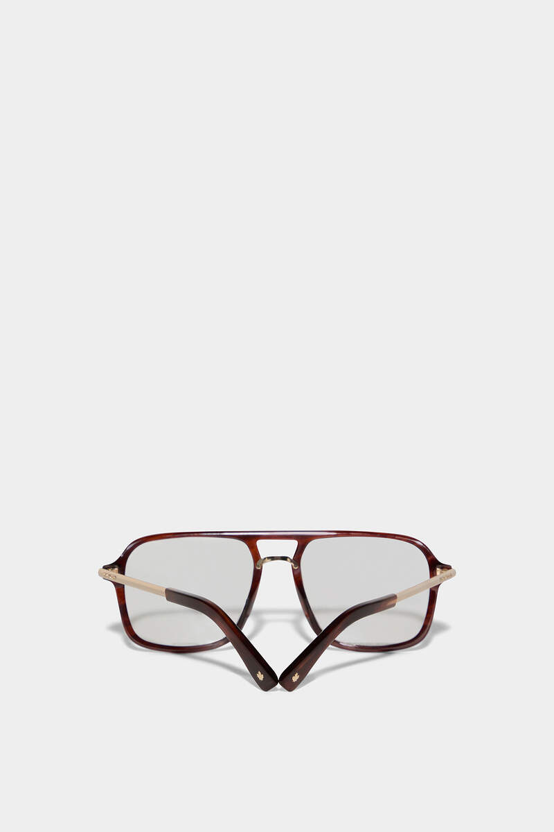 Refined Brown Horn Optical Glasses image number 3