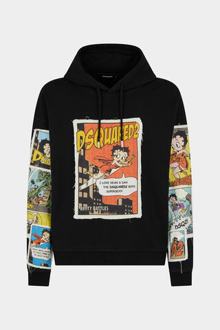 Betty Boop Regular Fit Hoodie Sweatshirt