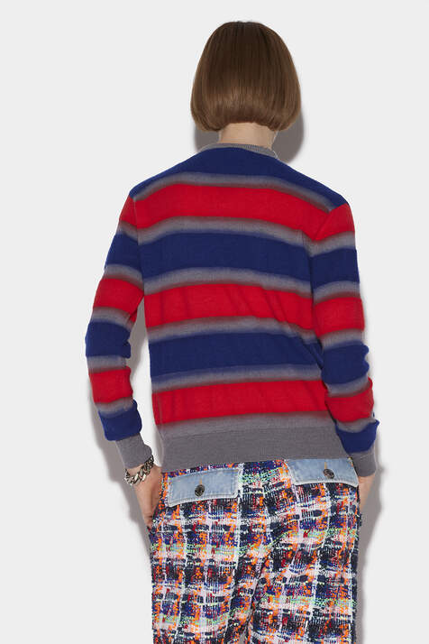 Stripes V-Neck Sweater image number 2