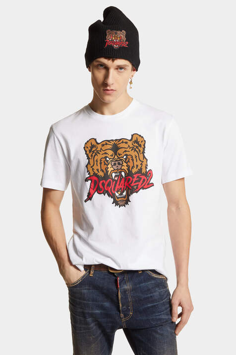 Bear White Cool Fit T-Shirt