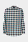 Layered Sleeves Checked Shirt 画像番号 1