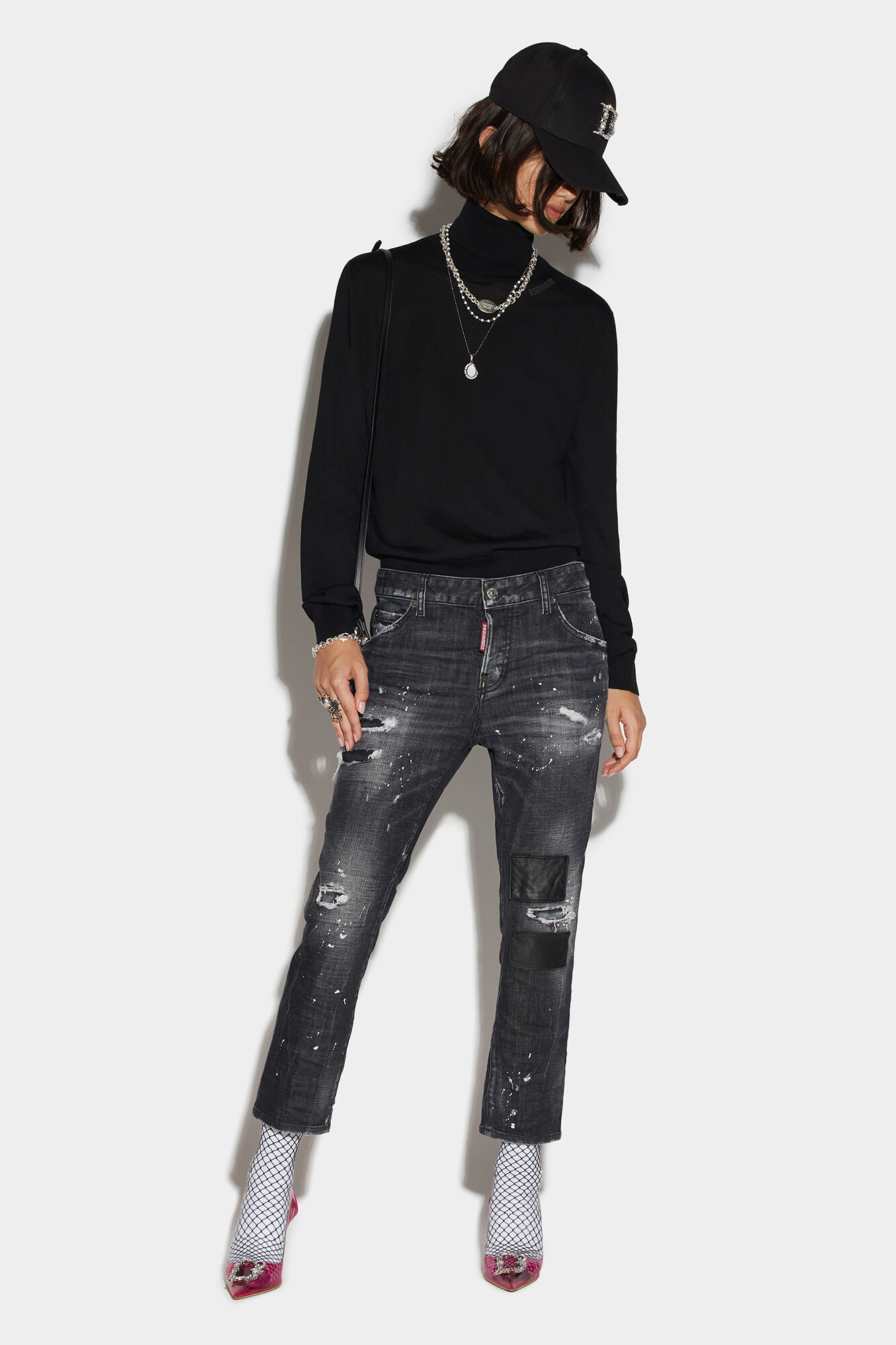 DSQUARED2 Cool girl cropped jean  デニム