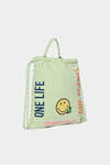 Smiley Organic Cotton Drawstring Backpack Bildnummer 3