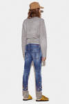 Medium Patch Broken Wash Cool Girl Cropped Jeans 画像番号 2