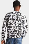 D2 Pop 80's Cool Fit Crewneck Sweatshirt Bildnummer 4