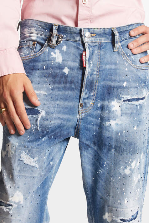 Medium Iced Spots Wash Bro Jeans图片编号5