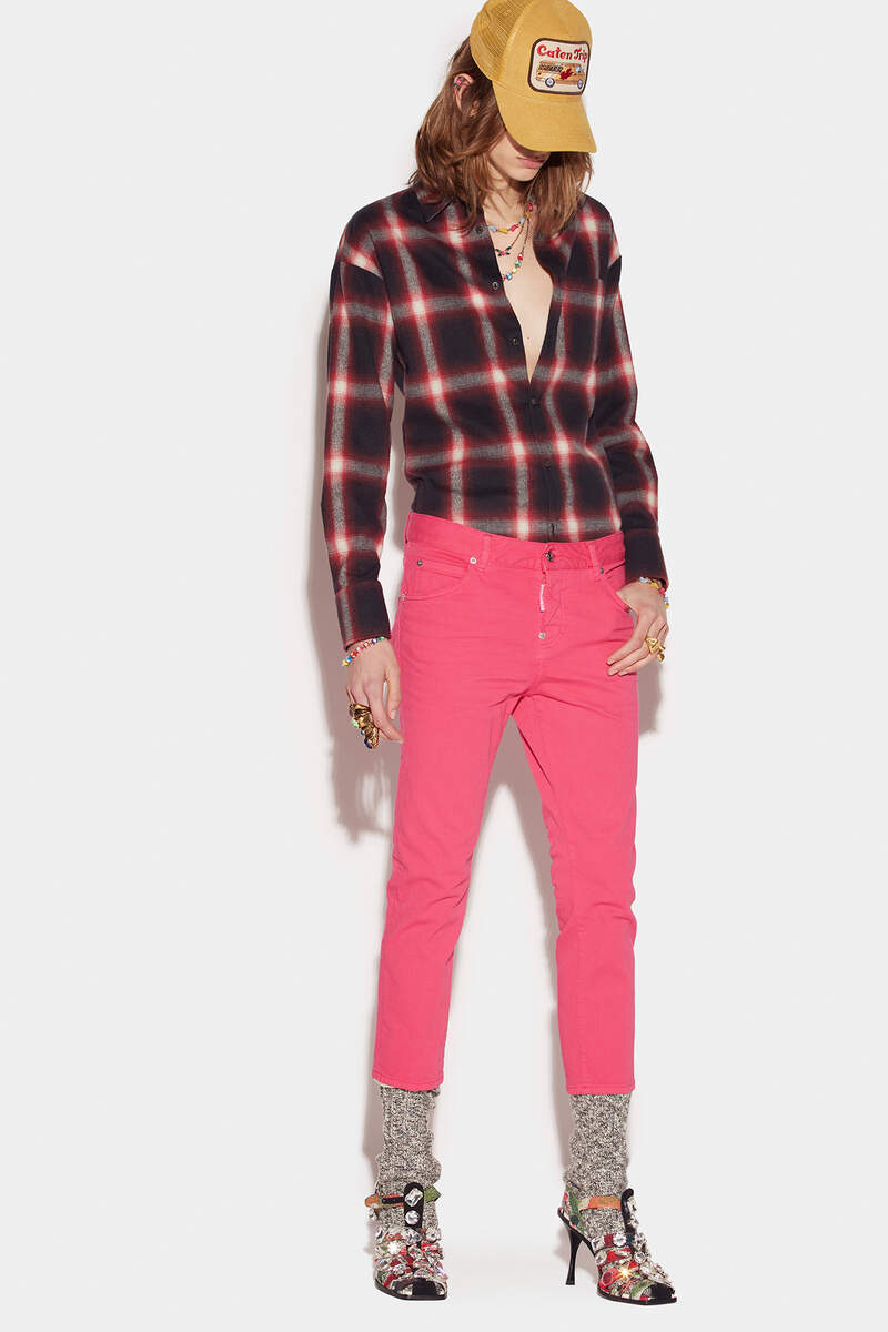 Dyed Cool Girl Cropped Jeans image number 1