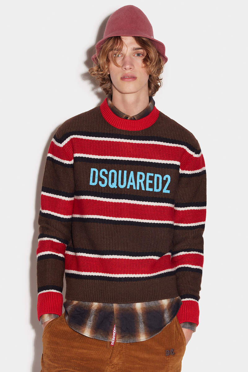 Dsquared2 Striped Pullover immagine numero 1