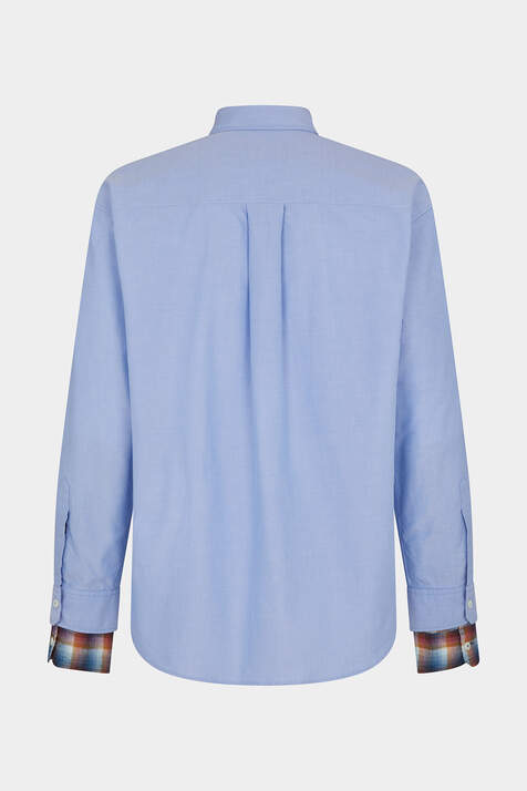 Layered Sleeves Oxford Shirt image number 4