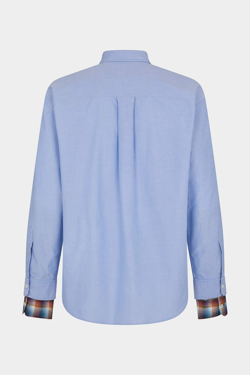 Layered Sleeves Oxford Shirt image number 2