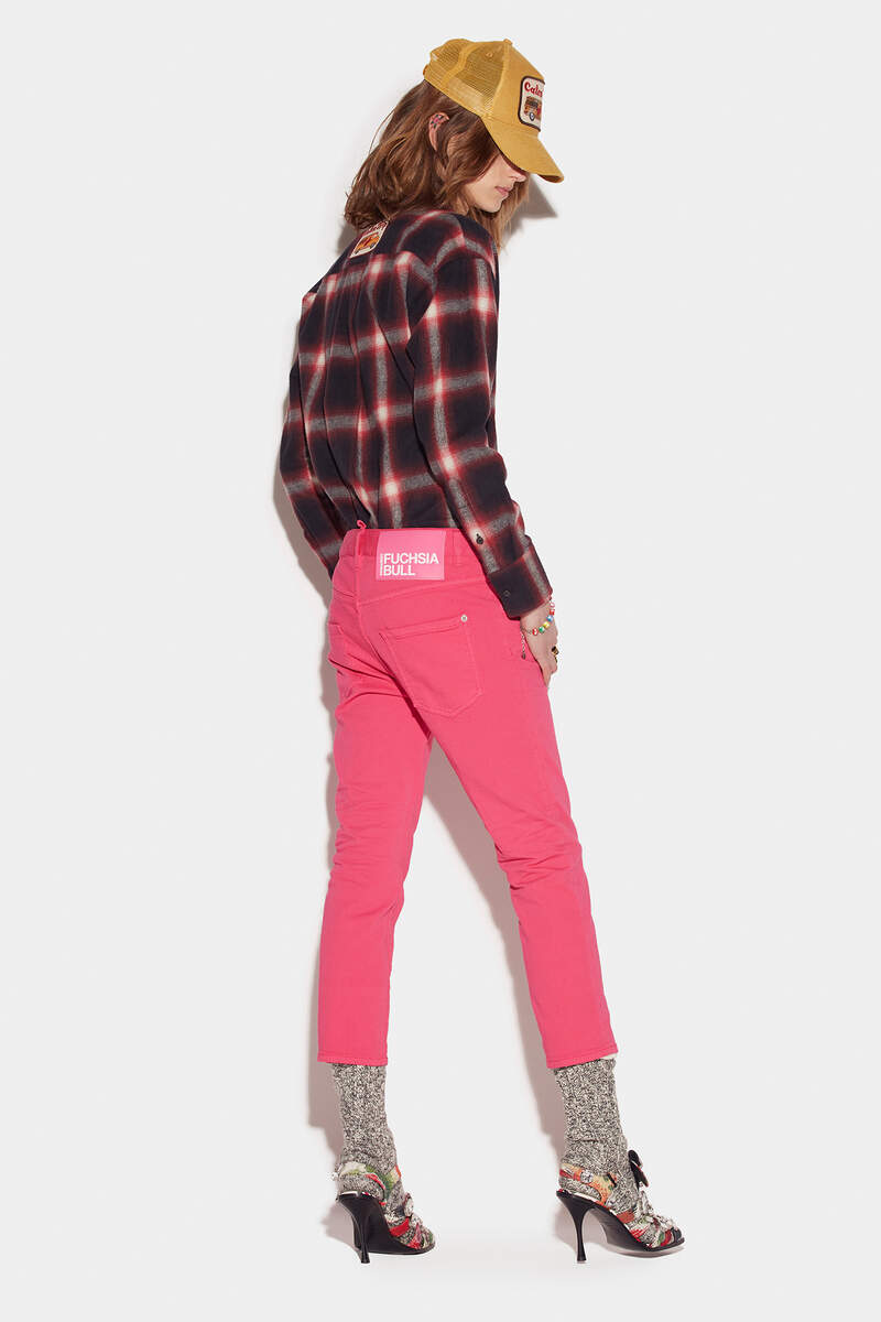 Dyed Cool Girl Cropped Jeans Bildnummer 2