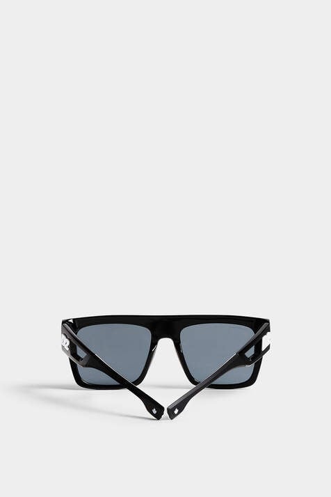 Hype Black White Sunglasses image number 3