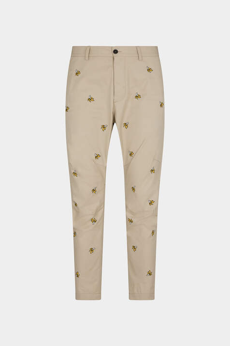 Embroidered Fruits Sexy Chino Pants 画像番号 3