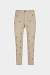 Embroidered Fruits Sexy Chino Pants image number 1
