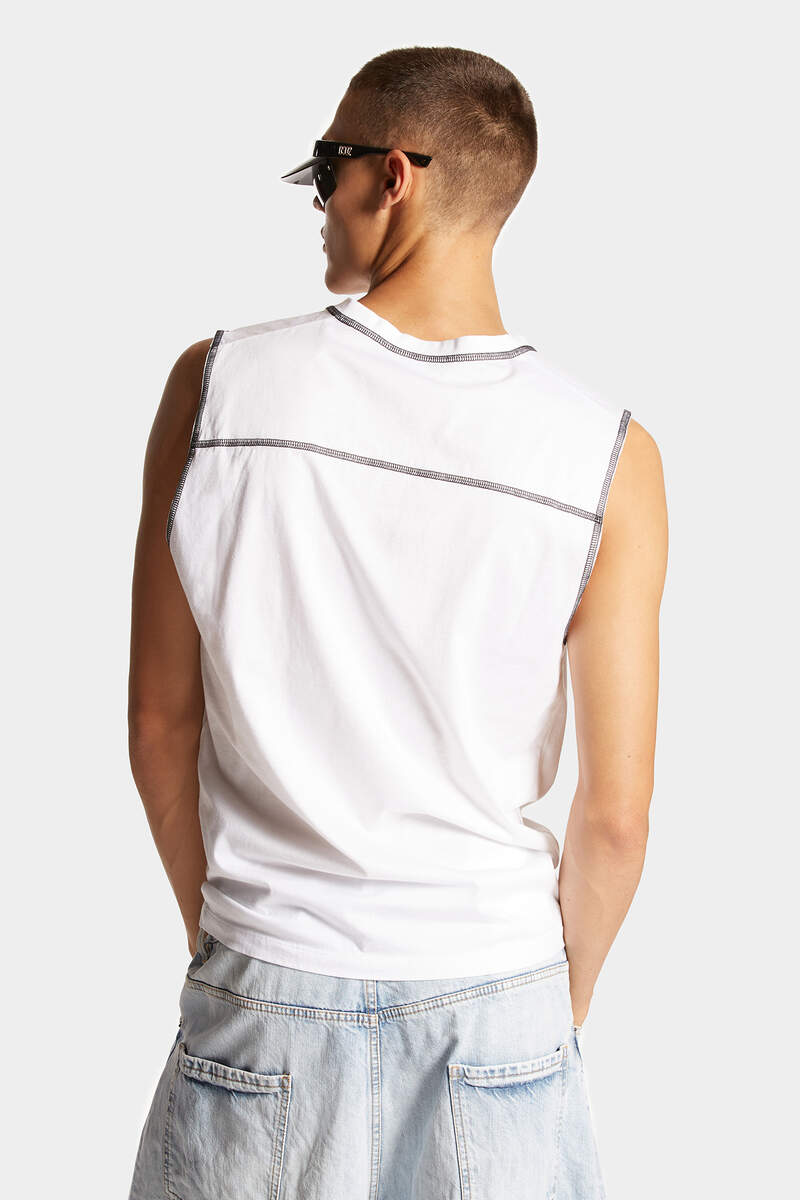 Dsquared2 Cool Fit Sleeveless T-Shirt image number 4