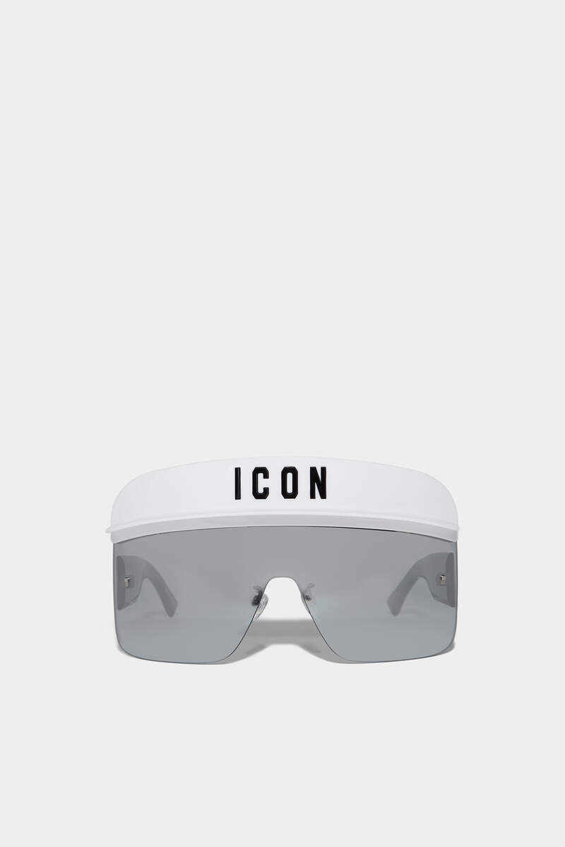 Icon Mask White Sunglasses image number 2