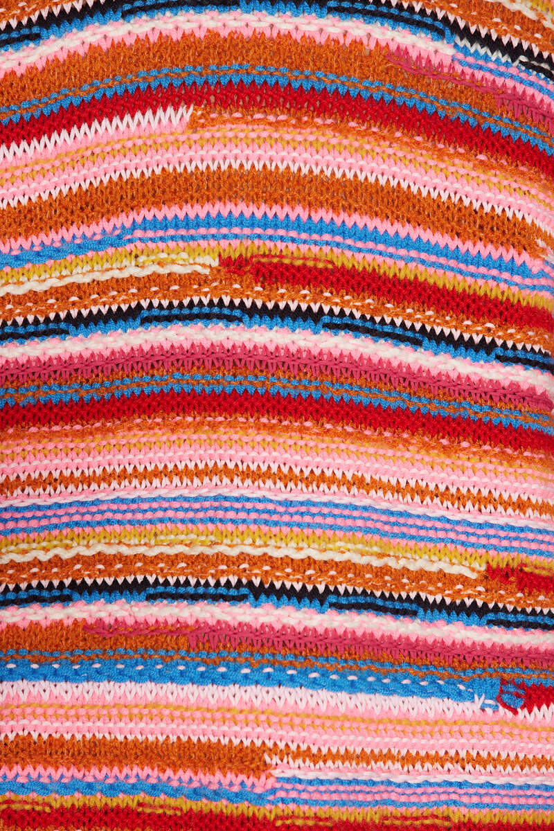 Round Neck Striped Pullover immagine numero 4