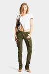 Blossom Patch Flare Sexy Cargo Pants图片编号3
